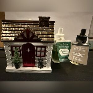 Wallflower Holiday Cabin Diffuser with 2 scents, NWT